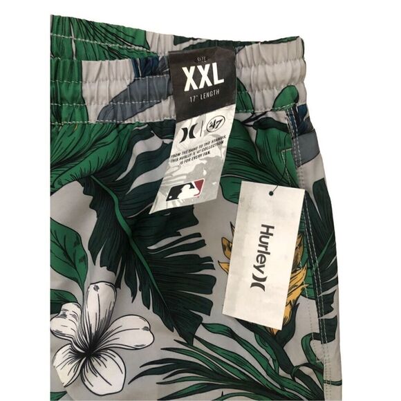 47’ Oakland A’s MLB Hurley Swim Trunks men’s size XXL - Picture 4 of 5